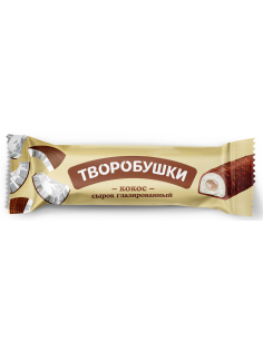 Сырок глазированный Творобушки кокос 20%, 40г