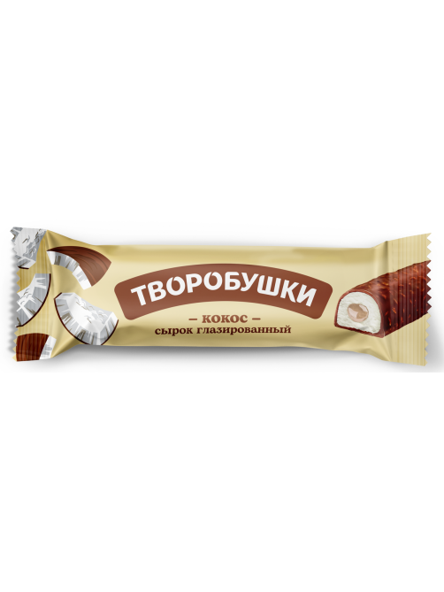 Сырок глазированный Творобушки кокос 20%, 40г