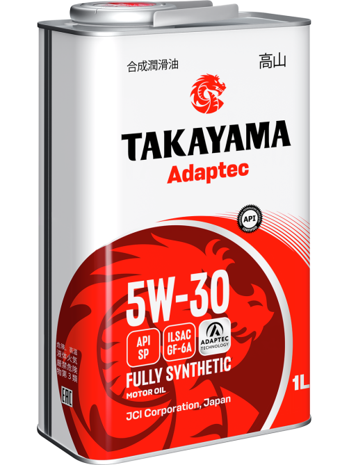 Масло моторное Takayama Adaptec GF-6A SP 5W-30, 1л