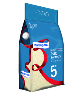 Крупа рис Мистраль Басмати, 5кг