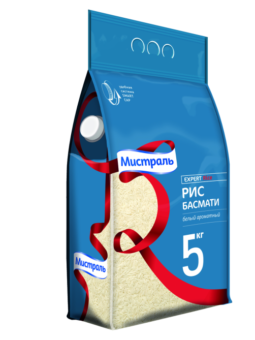 Крупа рис Мистраль Басмати, 5кг