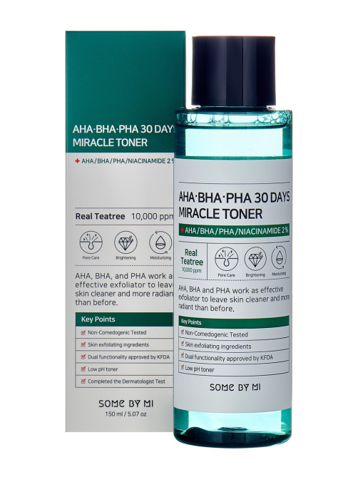 Тонер для лица Some By Mi AHA-BHA-PHA 30 Days Miracle, 150мл