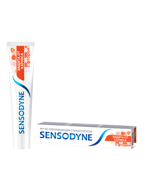Зубная паста Sensodyne Защита от кариеса с фтором, 50мл