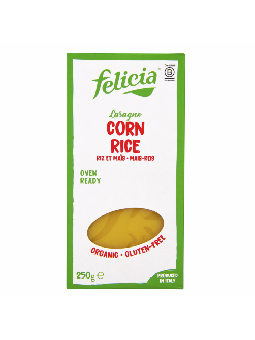 Макароны лазанья Felicia из кукурузы и риса без глютена, 250г