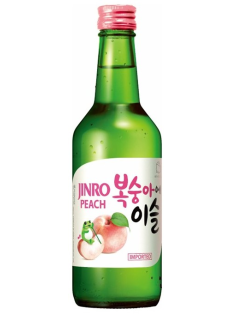 Напиток спиртной Soju Jinro персик, 0.36л
