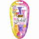 Бритва одноразовая женская BIC Мисс Soleil цветная коллекция, 4 шт
