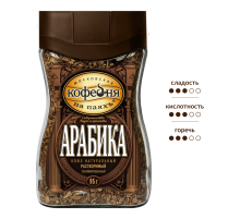 Кофе Московская кофейня на паяхъ Арабика растворимый сублимированный, 95г