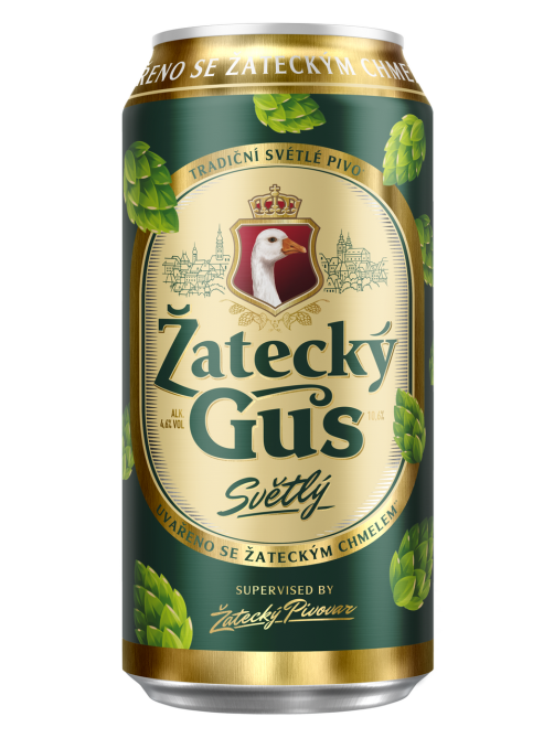 Пиво Zatecky Gus светлое, 0.9л