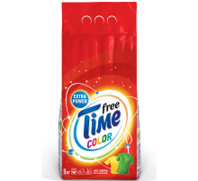 Стиральный порошок Free Time Color автомат, 9кг
