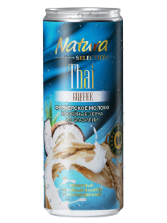 Напиток молочный Natura selection Thai Coffee 4.7%, 220мл