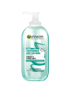 Гель-пенка для умывания Garnier Skin Naturals Гиалуроновый Алоэ, 200мл