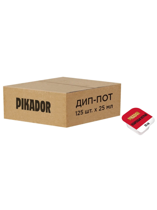 Соус Pikador Барбекю острый, 25мл x 125 шт