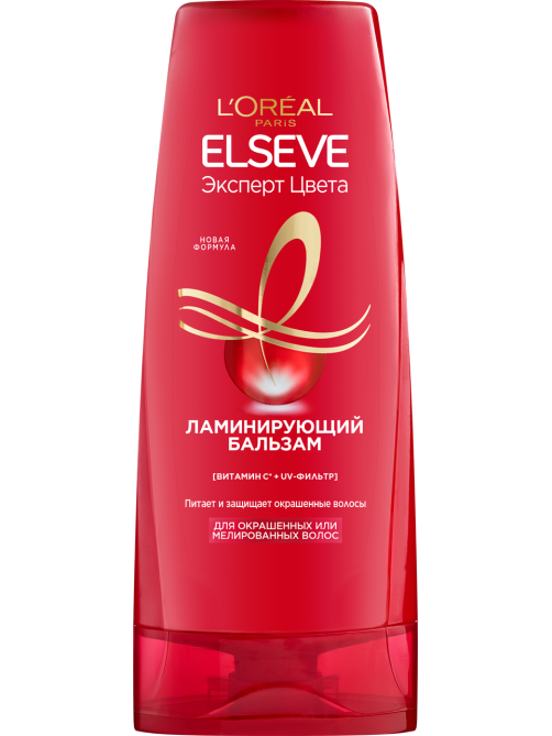 Бальзам для волос L'Oreal Paris Elseve Эксперт Цвета Ламинирующий для окрашенных или мелированных волос, 400мл