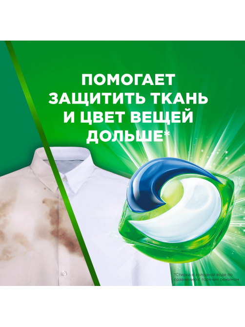 Капсулы для стирки Ariel Все-в-1 Горный родник, 20шт