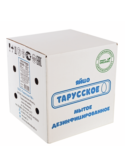 Яйцо куриное Тарусское мытое дезинфицированное С1, 180шт