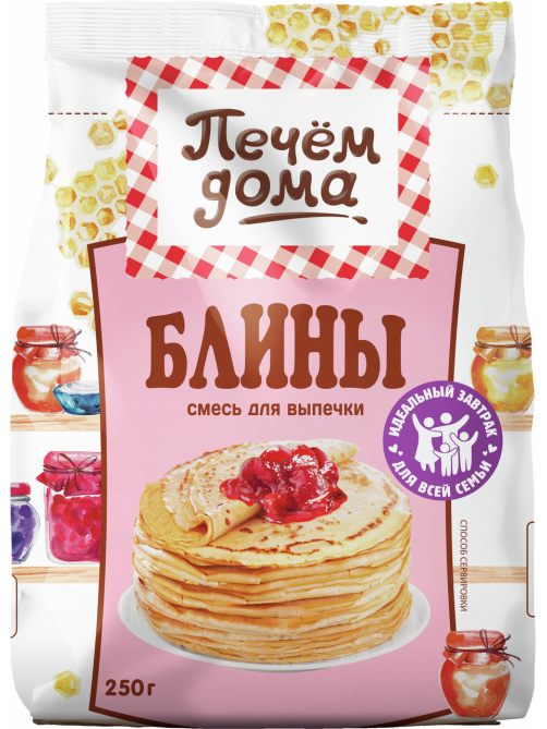 Смесь Печем дома блины, 250г