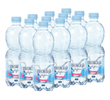 Вода Сенежская питьевая газированная, 500мл x 12 шт