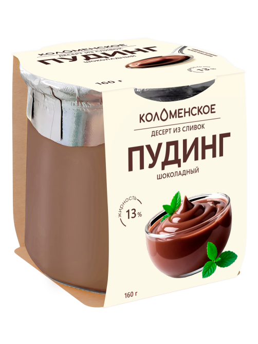 Пудинг Коломенское шоколад 13%, 160г