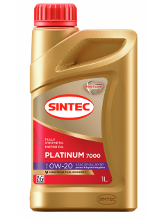 Масло моторное Sintec Platinum Sae 0W-20 Api SP синтетическое, 1л