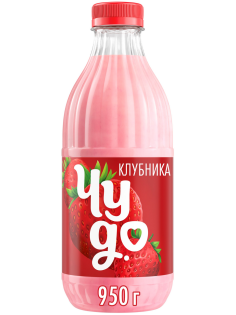 Коктейль молочный Чудо клубника 2%, 950г