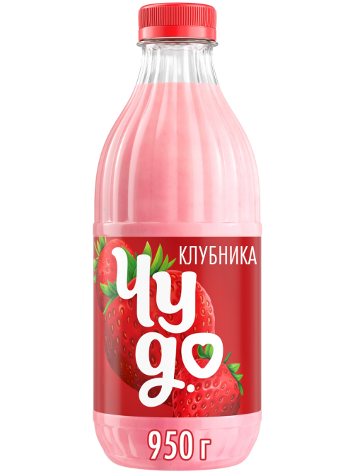 Коктейль молочный Чудо клубника 2%, 950г