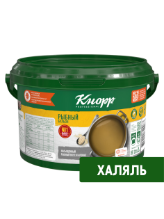 Бульон рыбный Кнорр Халяль сухая смесь, 2кг