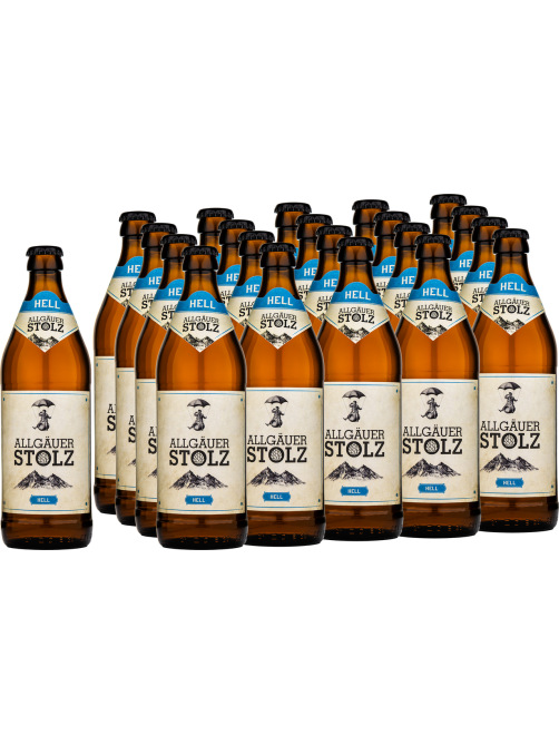 Пиво Allgauer Stolz Hell светлое, 0.5л