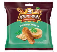 Сухарики 3 корочки холодец с хреном, 100г
