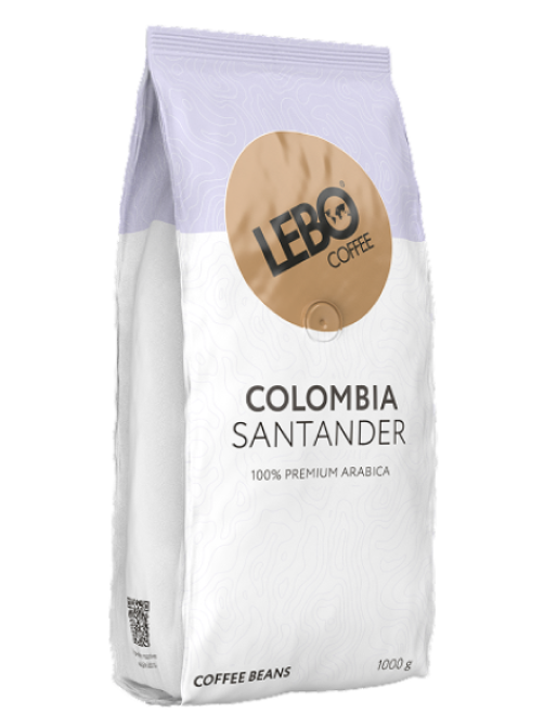 Кофе Lebo Colombia Santander зерновой, 1кг