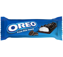Пирожное бисквитное глазированное Oreo с печеньем и молочной начинкой, 27г