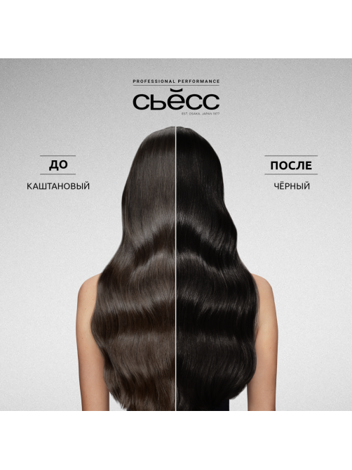 Крем-краска для волос Сьёсс Color 1-1 Черный, 50мл