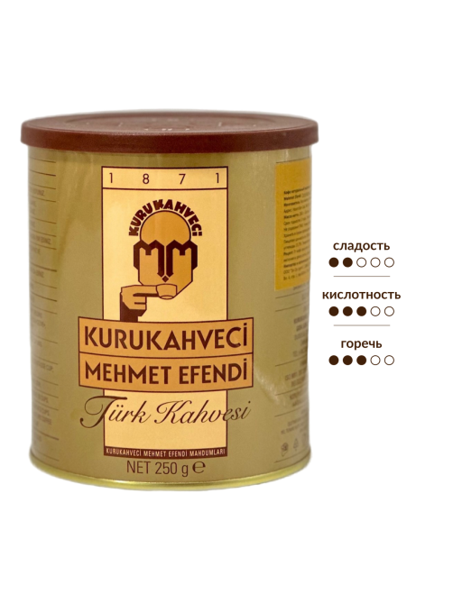 Кофе Mehmet Efendi по-турецки молотый, 250г