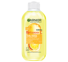 Гель-пенка для умывания Garnier с водой и витамином C, 200мл