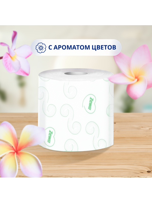 Туалетная бумага Zewa Natural Comfort ароматическая 3 слоя 12 рулонов
