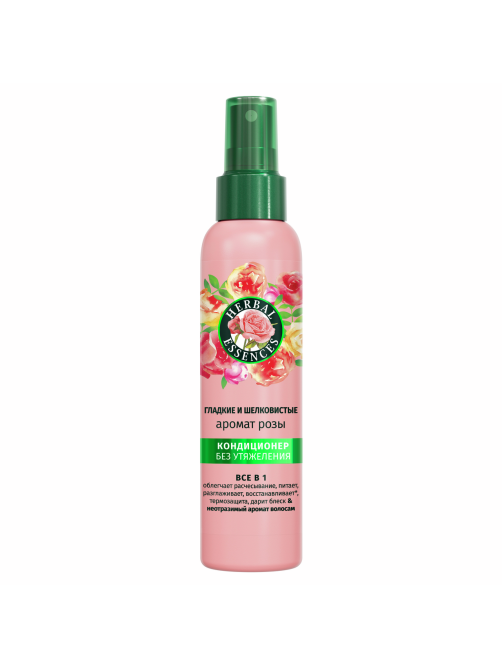 Спрей-кондиционер для волос Herbal Essences Все в 1 роза, 145мл