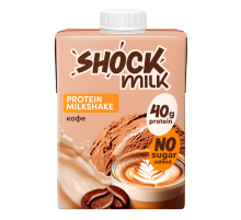 Коктейль молочный Shock Milk Protein обезжиренный кофе, 480мл