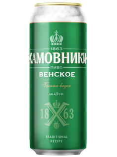 Пиво Хамовники Венское, 0.45л