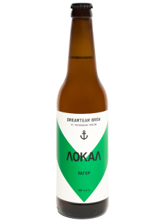 Пиво Dreamteam Brew Local Lager светлое, 0.45л