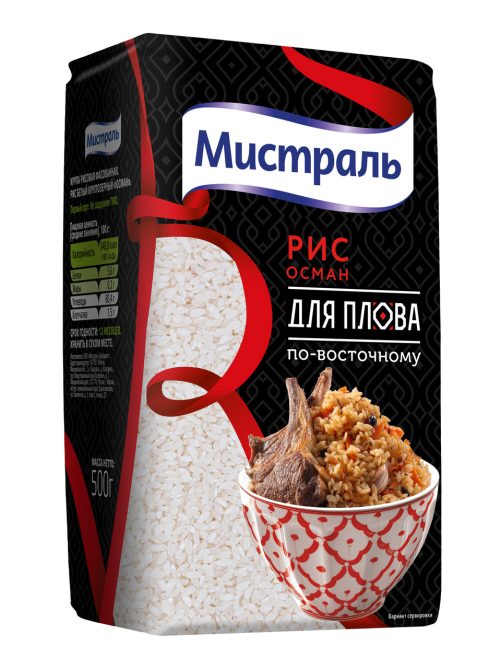 Крупа рис Мистраль Осман Для плова по-восточному, 500г