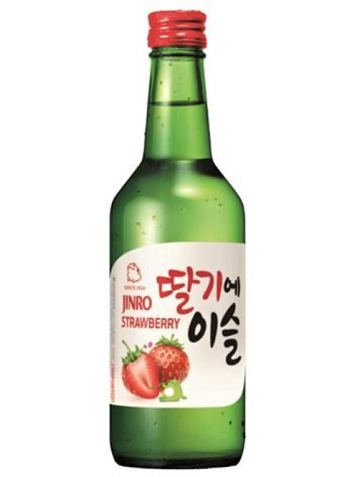 Напиток спиртной Soju Jinro клубника, 0.36л