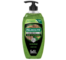 Гель для душа Palmolive Men кедр и кардамон 5в1, 750мл