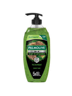 Гель для душа Palmolive Men кедр и кардамон 5в1, 750мл