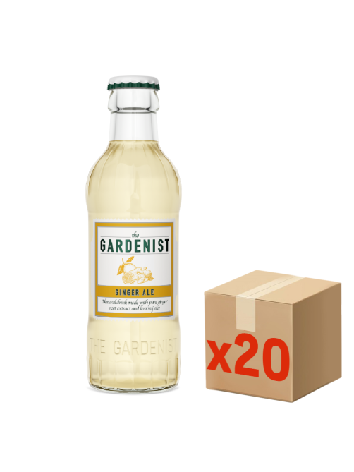 Напиток The Gardenist Имбирный эль тоник газированный, 200мл x 20 шт
