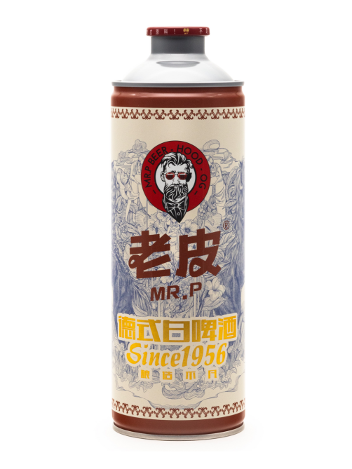 Пиво Mr.P Мастер Дяо в немецком стиле Эль светлое нефильтрованное, 0.98л