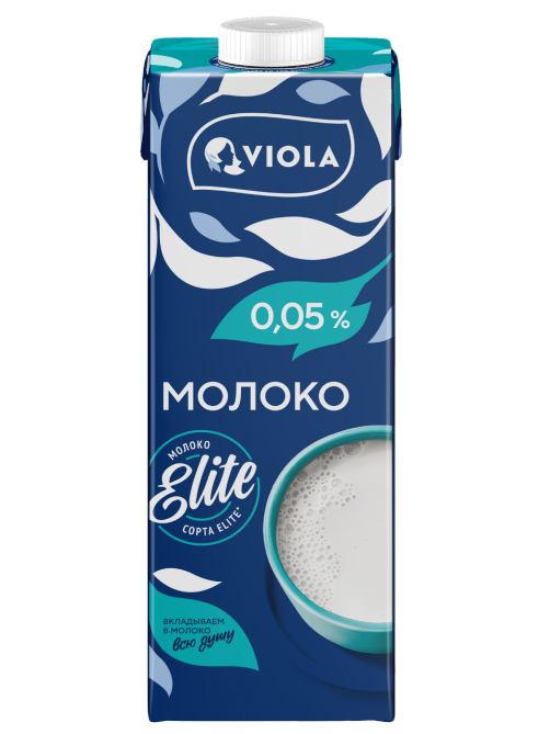 Молоко Viola стерилизованное 0.05%, 973мл