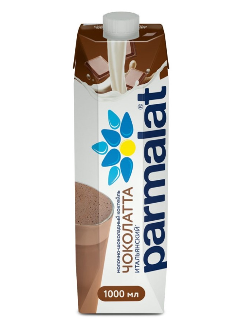 Коктейль молочно-шоколадный Parmalat Чоколатта Итальянский 1.9, 1л