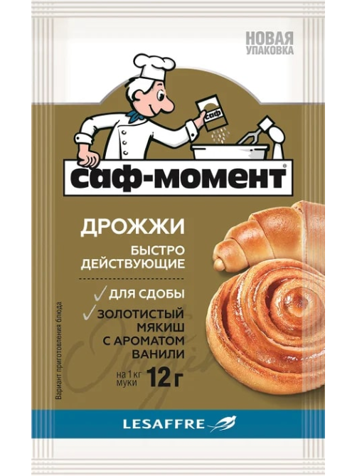 Дрожжи Saf-Moment для сдобы, 12г