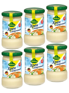 Хрен Kuhne сливочный, 250г x 6 шт