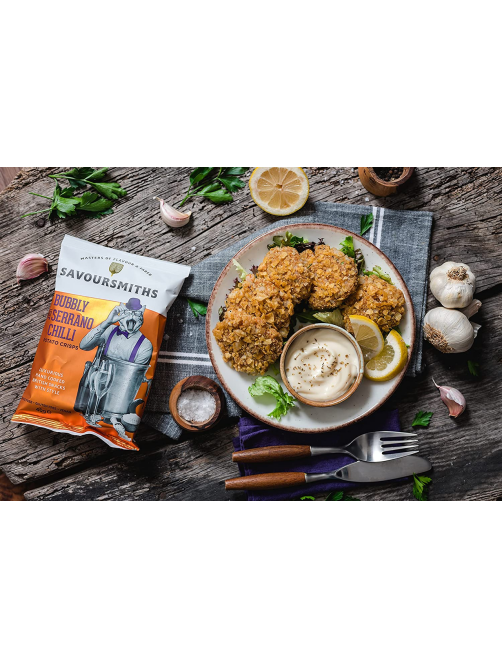 Чипсы Savoursmiths Просекко и перец чили серрано, 150г