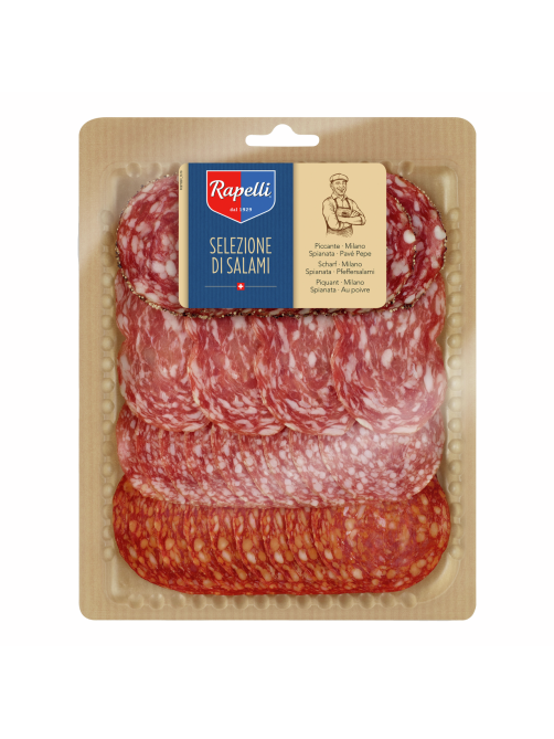 Ассорти колбас Rapelli Салями сыровяленое, 125г